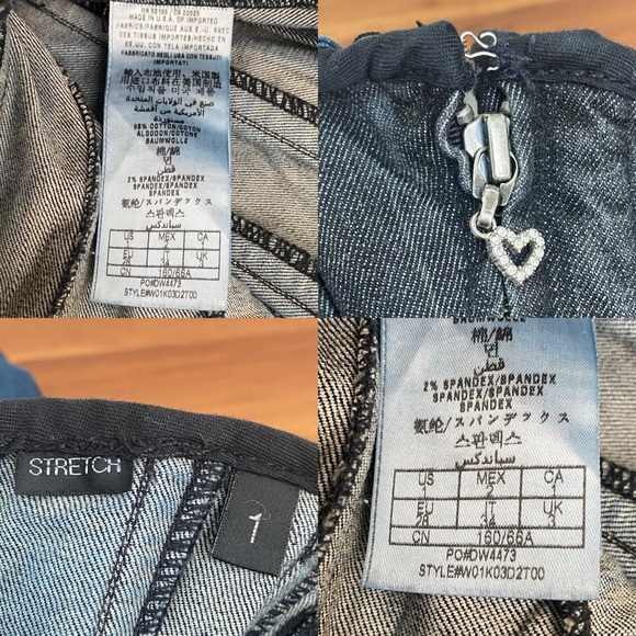 GUESS Project Runway “Natazha” Corset Lace-up Studded Denim Dress Size 1 (XS) - Picture 15 of 16